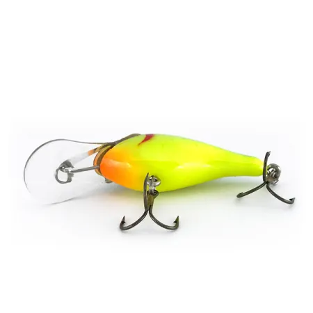 Renegade Little Diver Crankbait, Chartreuse, 11g, Jelutong-trä, #8051