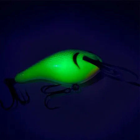 Renegade Little Diver Crankbait, Chartreuse, 11g, Jelutong-trä, #8051