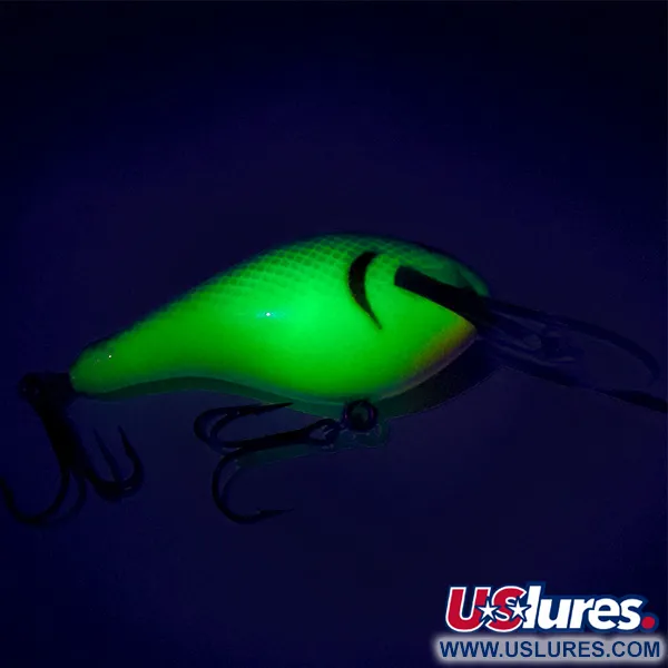 Renegade Little Diver Crankbait, Chartreuse, 11g, Jelutong-trä, #8051