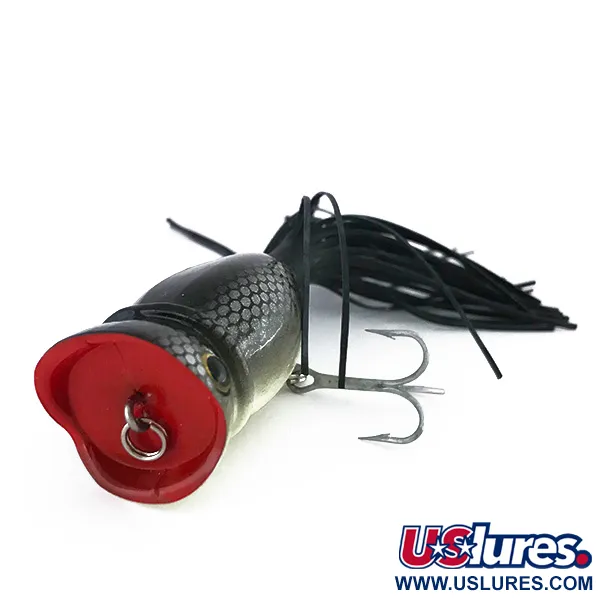 Producers 8054 Popper, Svart / Röd, 8g, Gummikjol, #8054