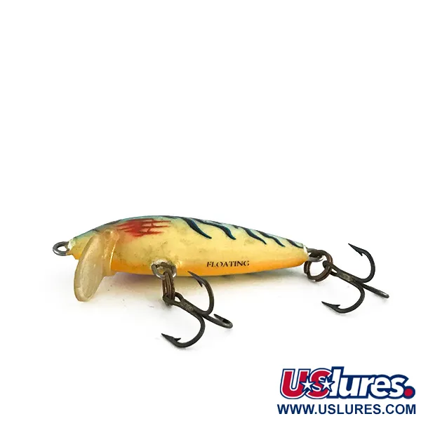 Rapala Original Floater F4 Wobbler, Fire Tiger, 2g, Balsaträ, #8073