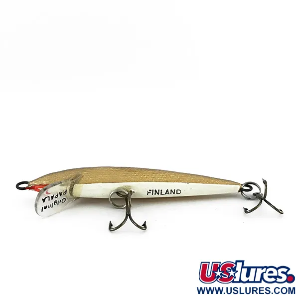 Rapala Original Floater F7 Wobbler, G (Gold), 4g, Balsaträ, #8075
