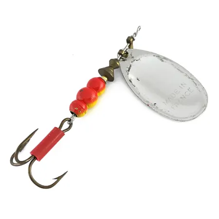 Mepps Aglia 4 Spinnare, Silver, 9g, British French Pat, #8085