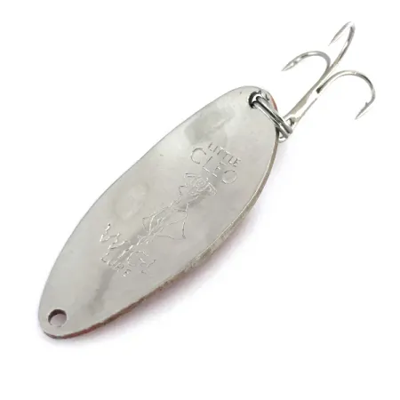 Little Cleo (Hula Girl) Skeddrag, Röd / Vit / Nickel, 18g, #8089