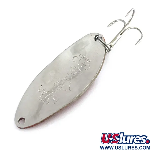 Little Cleo (Hula Girl) Skeddrag, Röd / Vit / Nickel, 18g, #8089