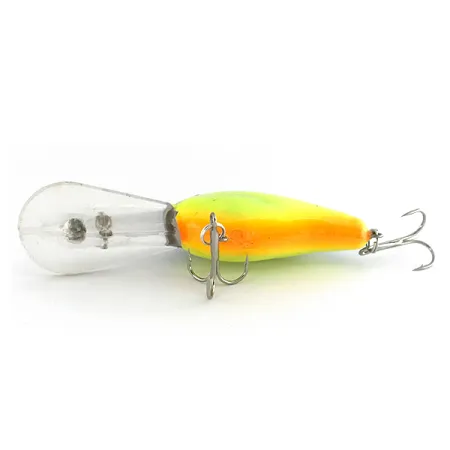Bandit 300 Crankbait, Lime-Blå Fjäll, 8,5g, Självlysande, #8098