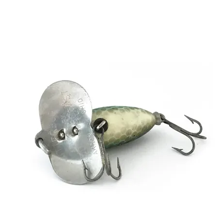 Fred Arbogast Jitterbug v Ytbete, Grön, 7g, Metallsked, #8102