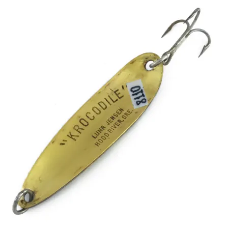 Luhr Jensen Krocodile Die #5 Skeddrag, Frog/Mässing, 28g, Mässing, #8110