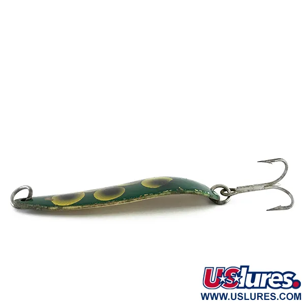 Luhr Jensen Krocodile Die #5 Skeddrag, Frog/Mässing, 28g, Mässing, #8110