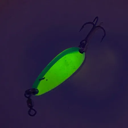 Luhr Jensen Krocodile UV Skeddrag, Gul/Grön, 9g, UV-beläggning, #8112