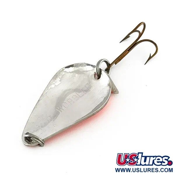 Acme K.O. Wobbler Skeddrag, Nickel/Orange, 14g, Sonic Flipper Tail, #8115