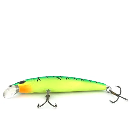 Cotton Cordell 3.5 Minnow Wobbler, Green Tiger, 7g, UV, #8127
