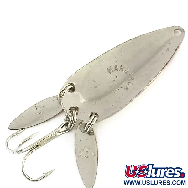 Marathon (with sonic blades) Skeddrag, Röd/Vit/Nickel, 8g, #8200