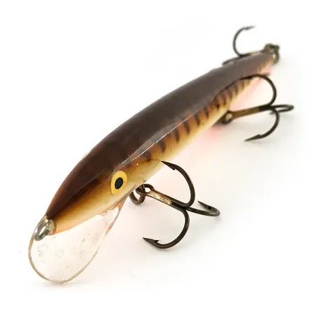 Rapala Husky Floating 13 Wobbler, Brown Tiger, 9g, Finland, #8204
