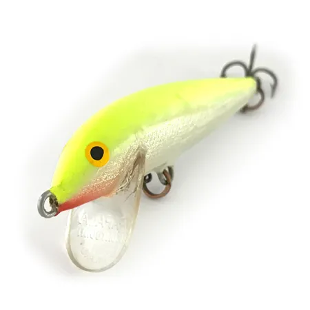 Rapala Countdown UV Wobbler, Chartreuse, 8g, UV-reaktiv, #8205