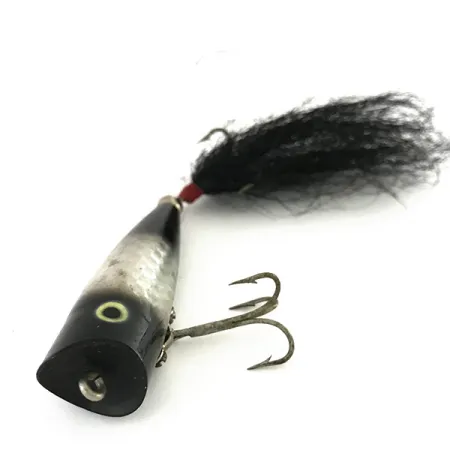 Heddon Tiny Chugger Popper, Svart / Regnbåge, 8.5g, #8210