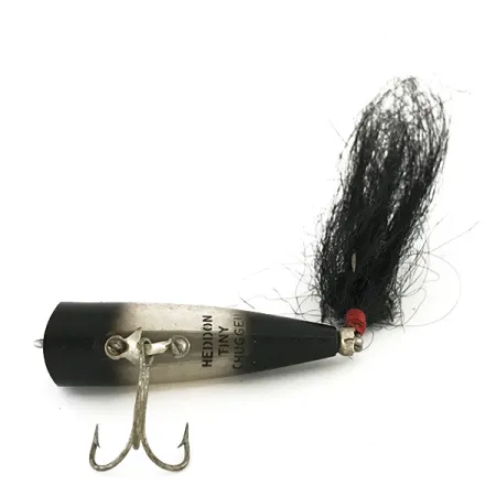 Heddon Tiny Chugger Popper, Svart / Regnbåge, 8.5g, #8210