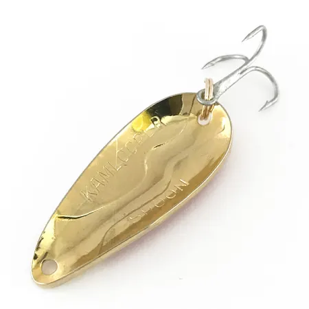 Acme Kamlooper Skeddrag, Vit / Röd / Guld, 11g, Droppformad, #8215