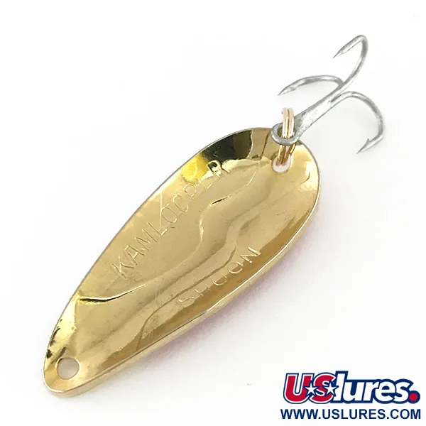 Acme Kamlooper Skeddrag, Vit / Röd / Guld, 11g, Droppformad, #8215