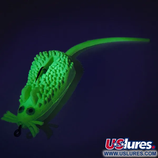 Strike King King Rat UV Ytbete, Gul, 14g, UV-reaktiv, #8238