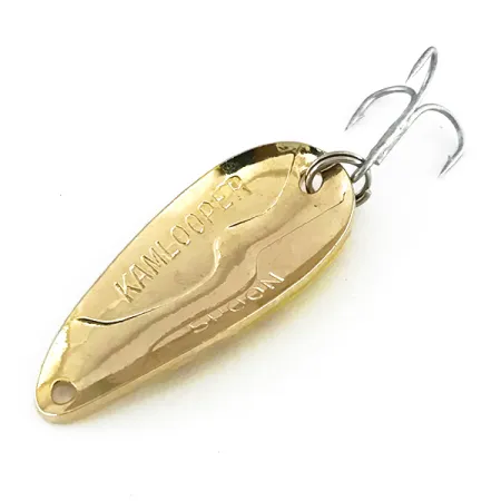 Acme Kamlooper Skeddrag, Gul/Röd/Nickel/Guld, 11g, Vågigt mönster, #8242