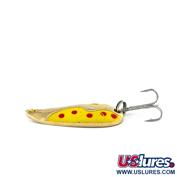 Acme Kamlooper Skeddrag, Gul/Röd/Nickel/Guld, 11g, Vågigt mönster, #8242