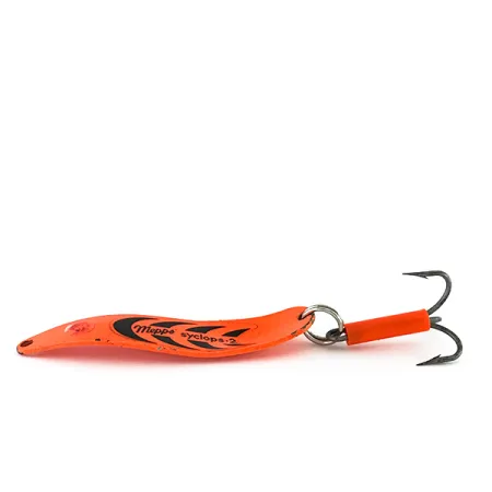Mepps Syclops 2 UV Skeddrag, Orange / Svart, 17g, UV-finish, #8247