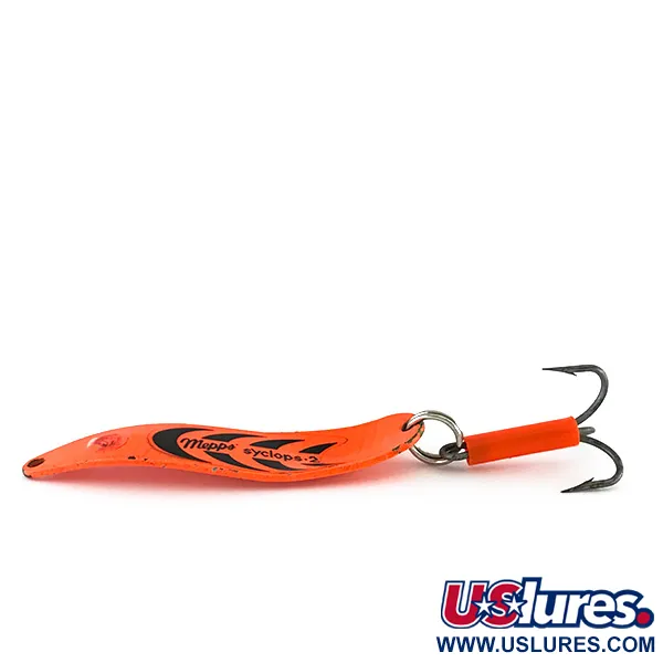 Mepps Syclops 2 UV Skeddrag, Orange / Svart, 17g, UV-finish, #8247