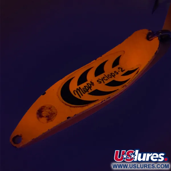 Mepps Syclops 2 UV Skeddrag, Orange / Svart, 17g, UV-finish, #8247