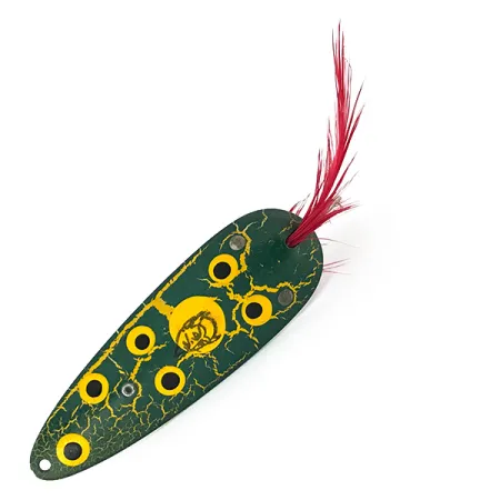 Eppinger Weedless Dardevle Skeddrag, Frog/Nickel, 28g, Vasskydd, #8249