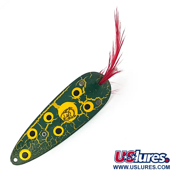 Eppinger Weedless Dardevle Skeddrag, Frog/Nickel, 28g, Vasskydd, #8249