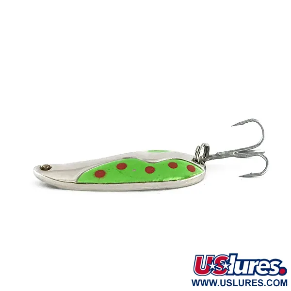 Acme Kamlooper Skeddrag, Nickel / Grön / Röd, 11g, USA, #8253