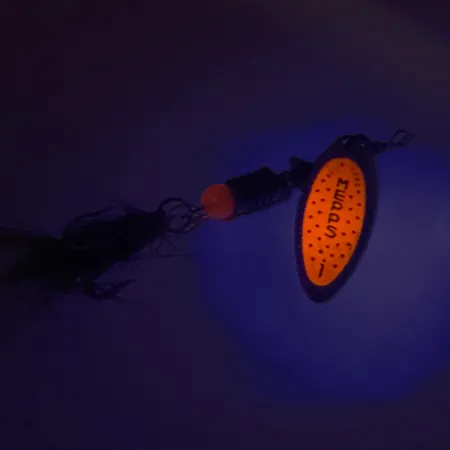 Mepps Aglia Long 1 Spinnare, Silver/Orange, 4.5g, UV-effekt, #8257