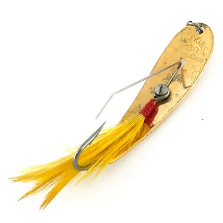 Hopkins Weedless 238 Hammered Spoon Skeddrag, Guld, 7g, Vasskyddad, #8331