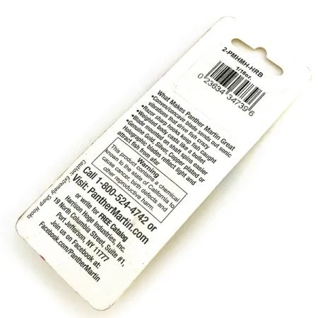 Panther Martin 2 Spinnare, Röd/Blå/Guld, 2.5g, Holografisk, #8334