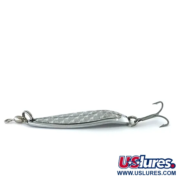 Luhr Jensen Krocodile Die #4 Skeddrag, Nickel, 14g, Prisma, #8341