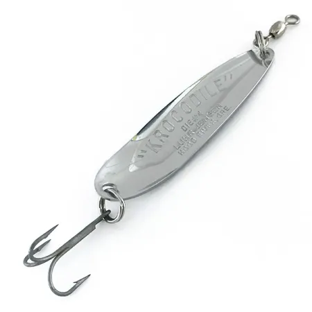 Luhr Jensen Krocodile Die #4 Skeddrag, Nickel, 14g, Prisma, #8341