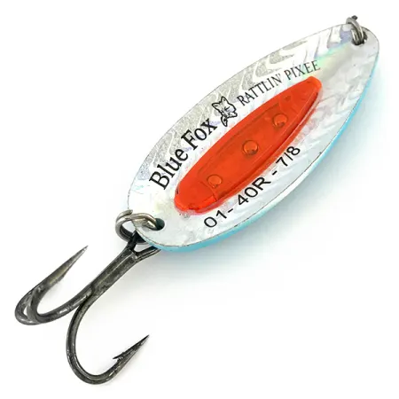 Blue Fox Rattlin Pixee UV Skeddrag, Blue / Red, 24g, UV-reaktivt, #8373