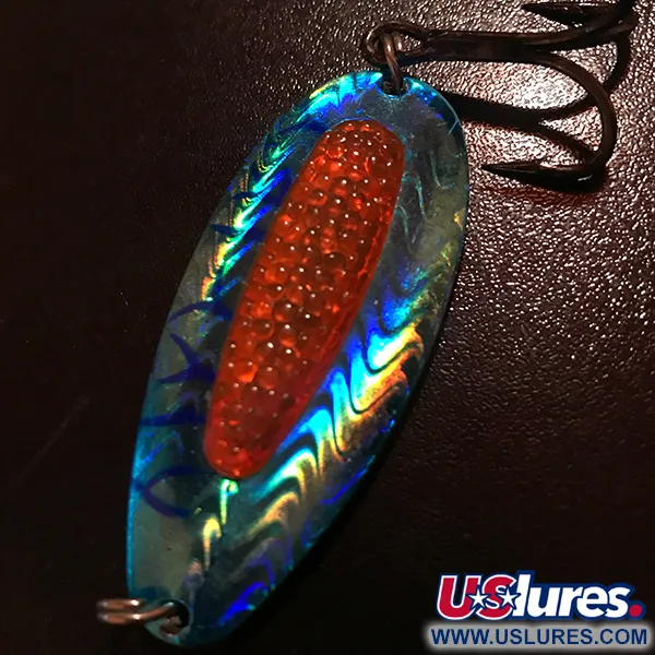Blue Fox Rattlin Pixee UV Skeddrag, Blue / Red, 24g, UV-reaktivt, #8373