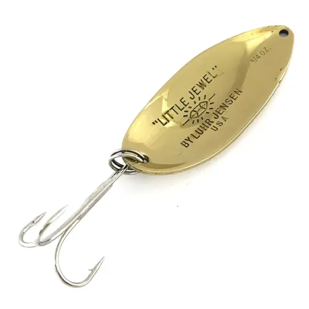 Luhr Jensen Little Jewel Skeddrag, Guld / Blå, 21g, Mässing, #8387