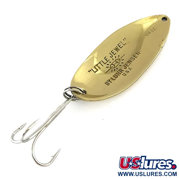 Luhr Jensen Little Jewel Skeddrag, Guld / Blå, 21g, Mässing, #8387