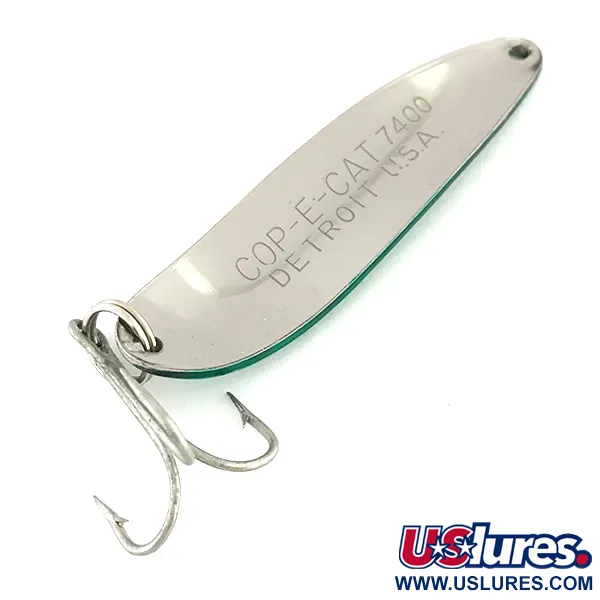 Eppinger Dardevle Cop-E-Cat 7400 Skeddrag, Nickel/Grön, 14g, #8392