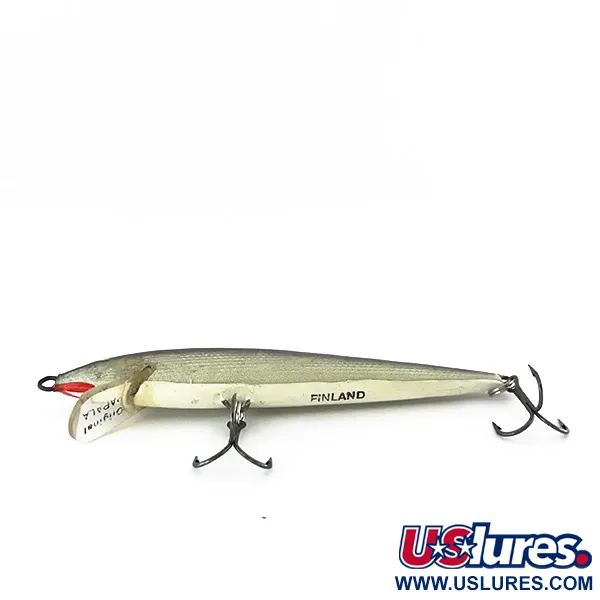 Rapala Original Floater F8 Wobbler, S (Silver), 4g, Balsa, #8408