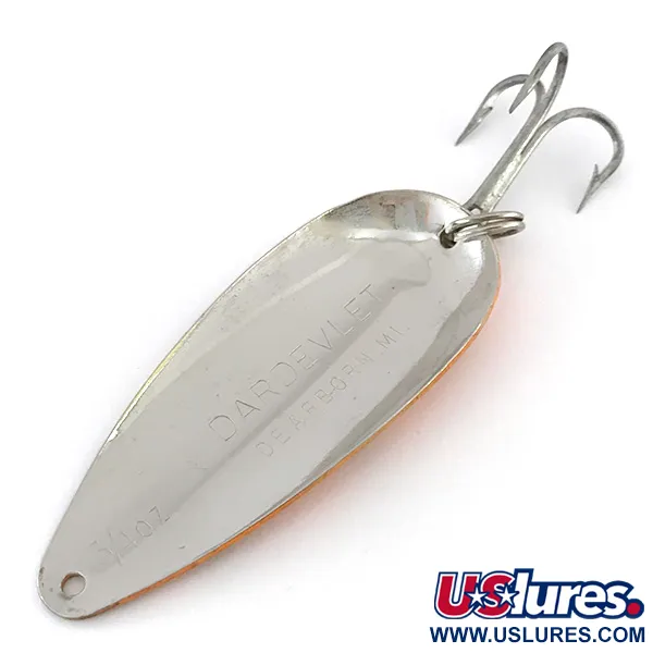 Eppinger Dardevle Dardevlet Skeddrag, Orange/Grön/Nickel, 21g, #8412