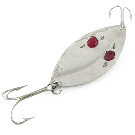 Eppinger Red Eye Wiggler Skeddrag, Nickel / Röd, 25g, Glasögon, #8431