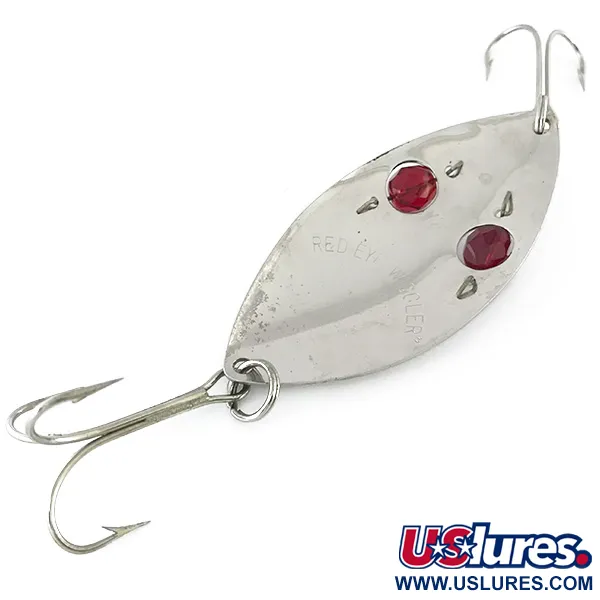 Eppinger Red Eye Wiggler Skeddrag, Nickel / Röd, 25g, Glasögon, #8431