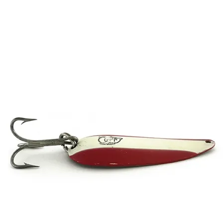 Dardevle Dardevlet Skeddrag, Röd/Vit/Nickel, 21g, Koppar, #8433