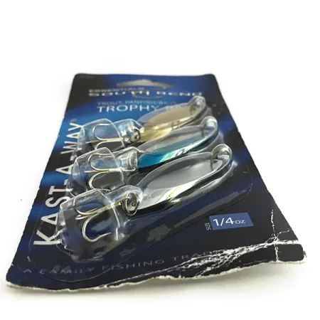 South Bend Essentials Kast-A-Way Skeddrag, Guld/Nickel/Blå, 7g, #8451