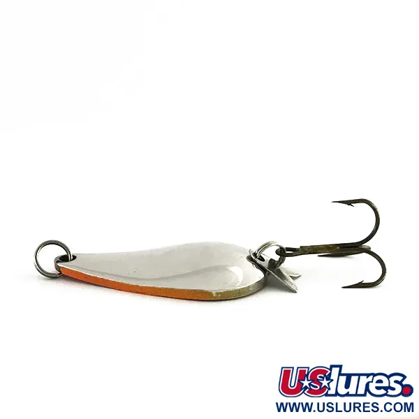 Acme K.O. Wobbler Skeddrag, Nickel / Orange, 14g, Sonic Flipper, #8464