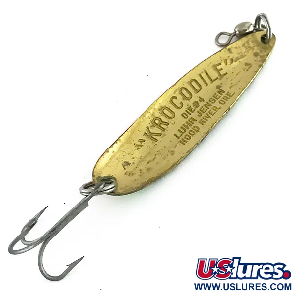 Luhr Jensen Krocodile Die #4 UV Skeddrag, Firetiger, 14g, UV, #8466